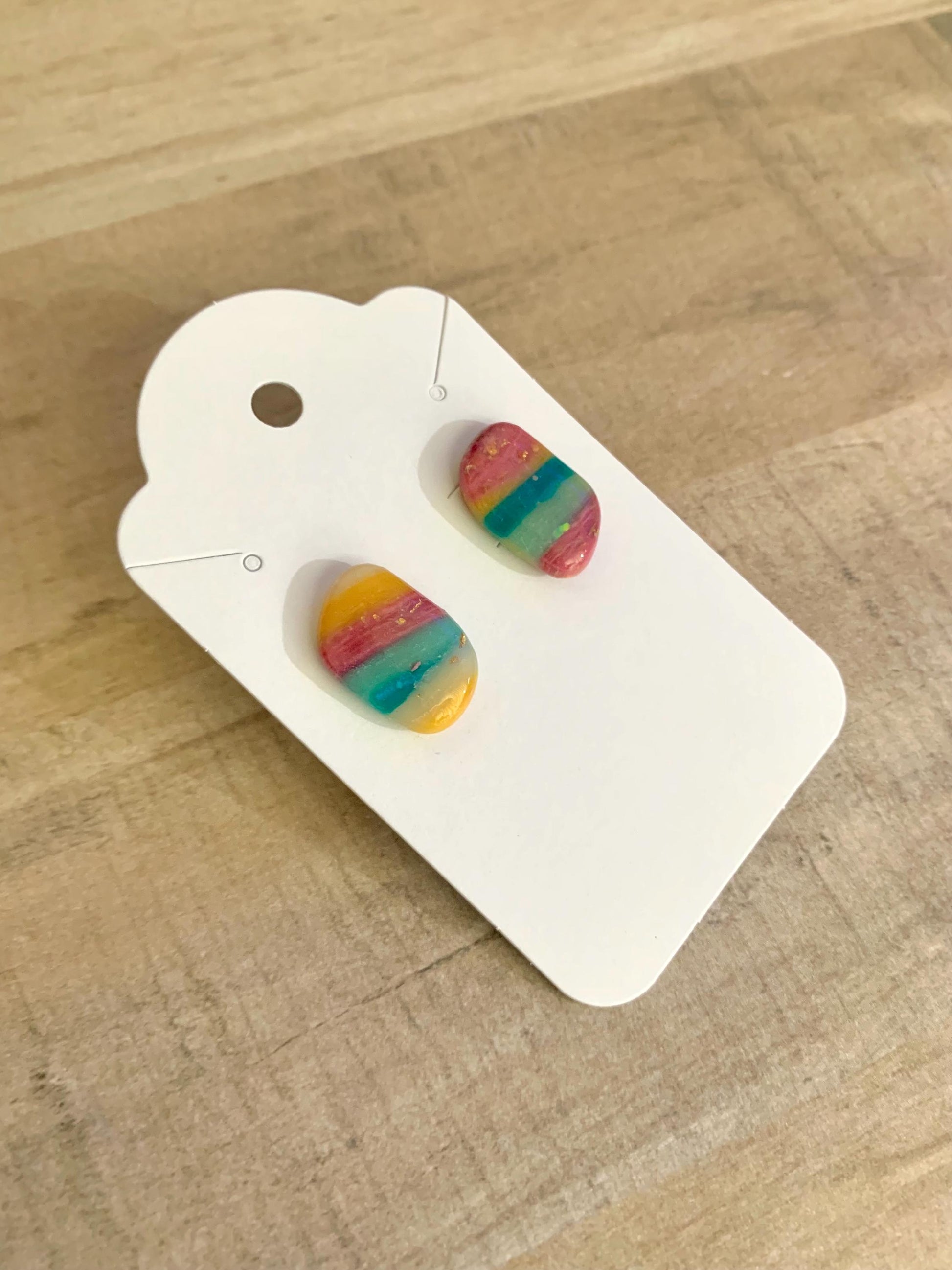 Rainbow Crunch studs
