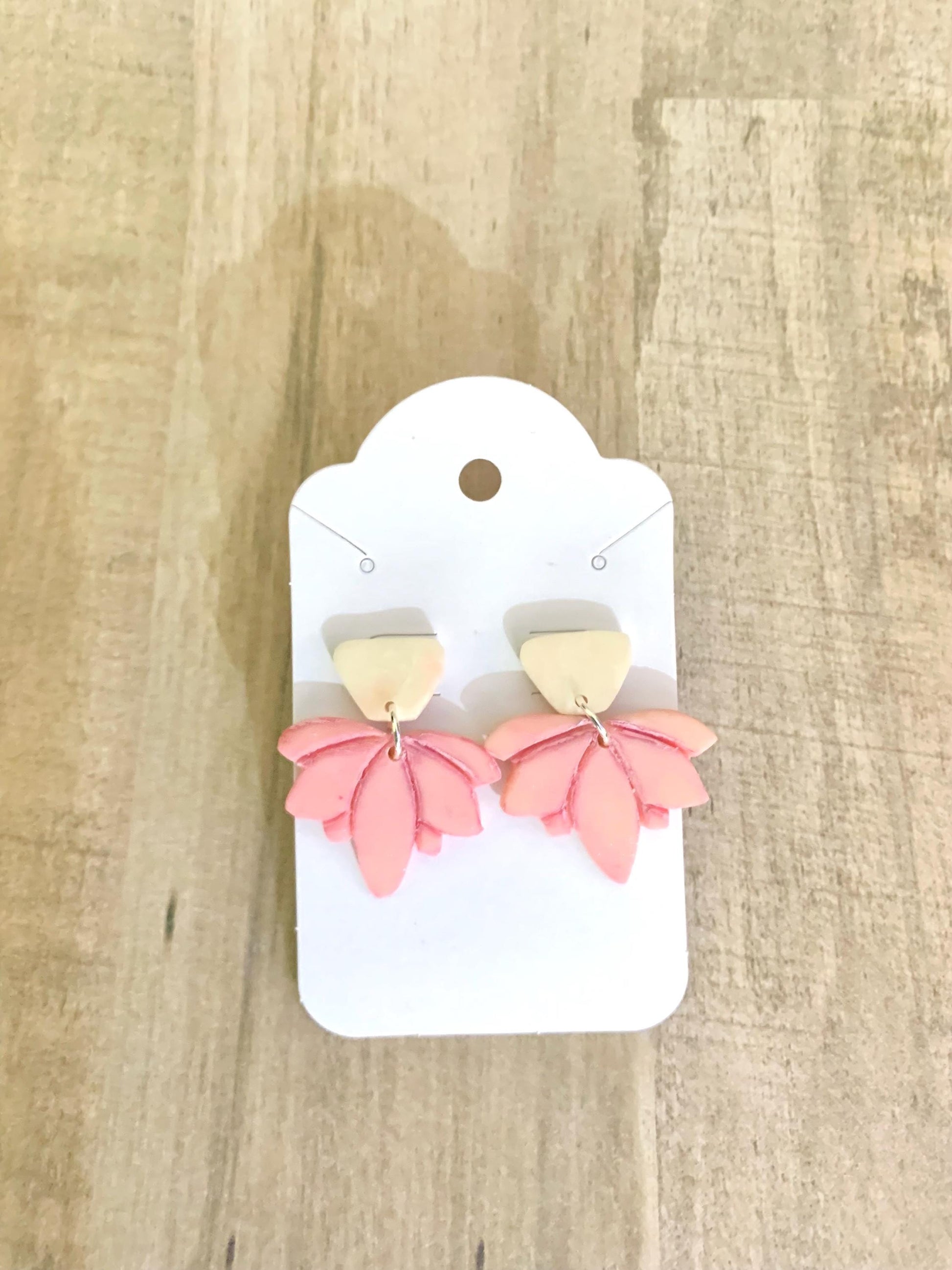 Pink Lotus dangles