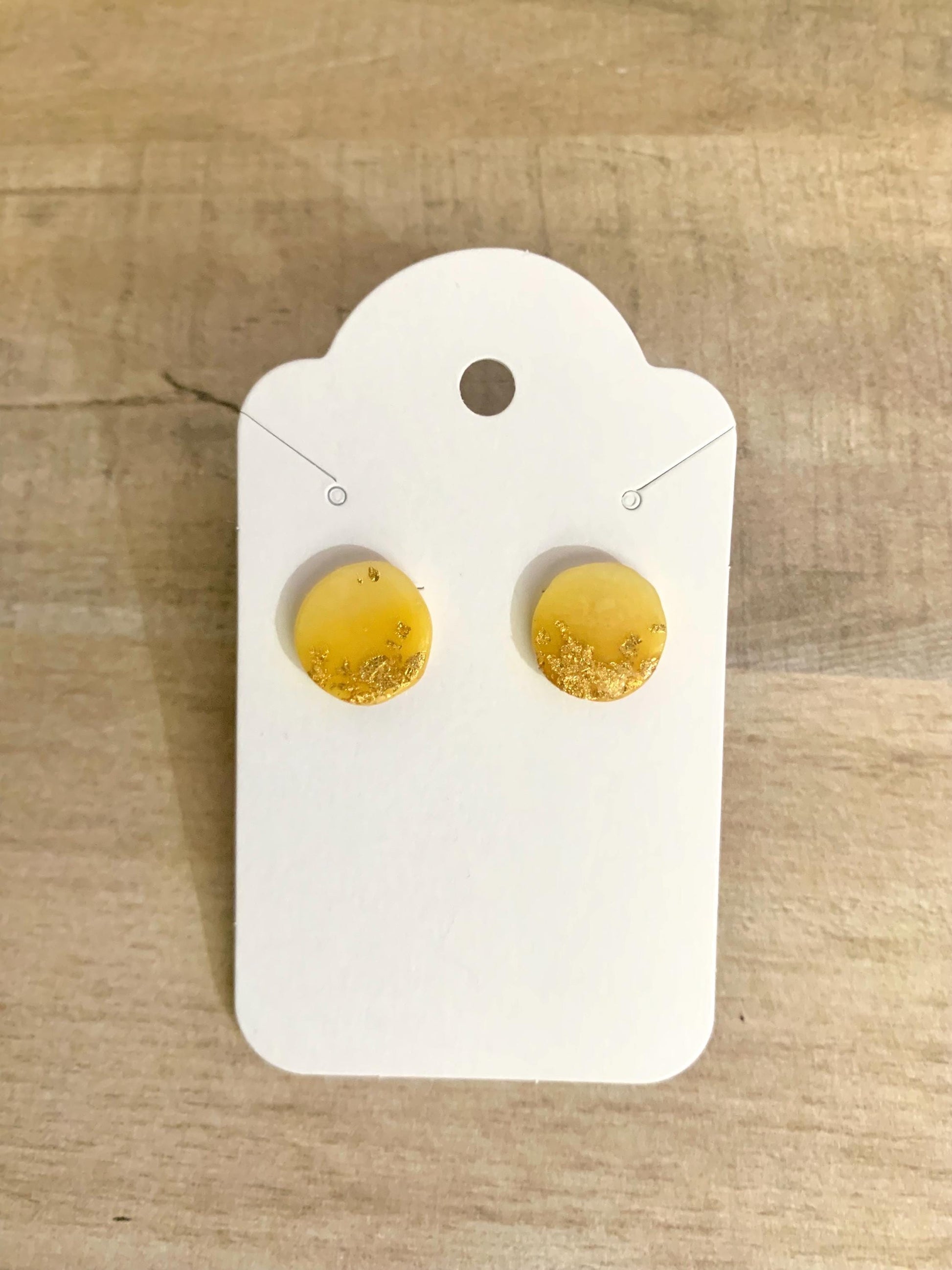 Golden Sunset studs