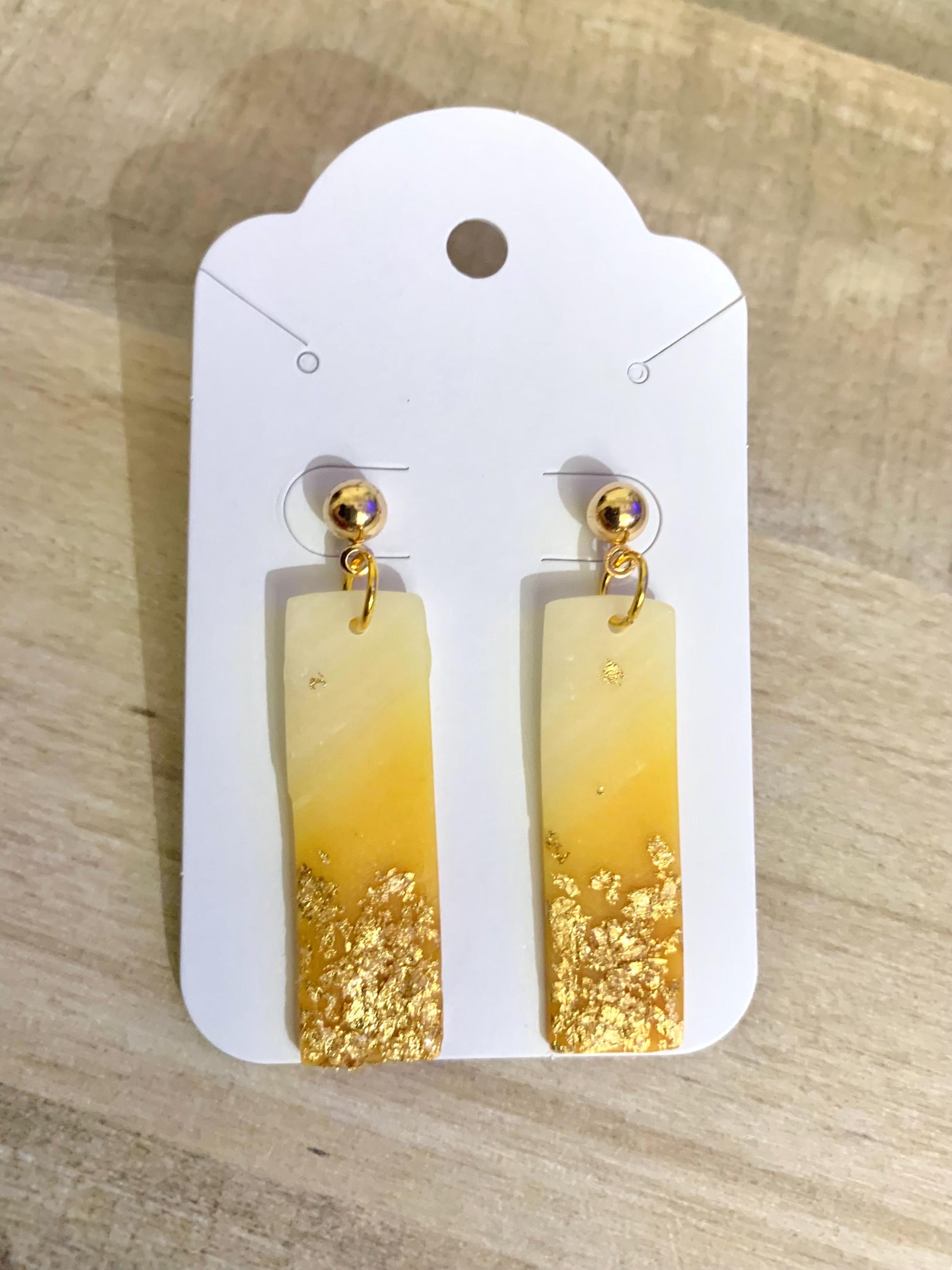 Golden Sunset dangles