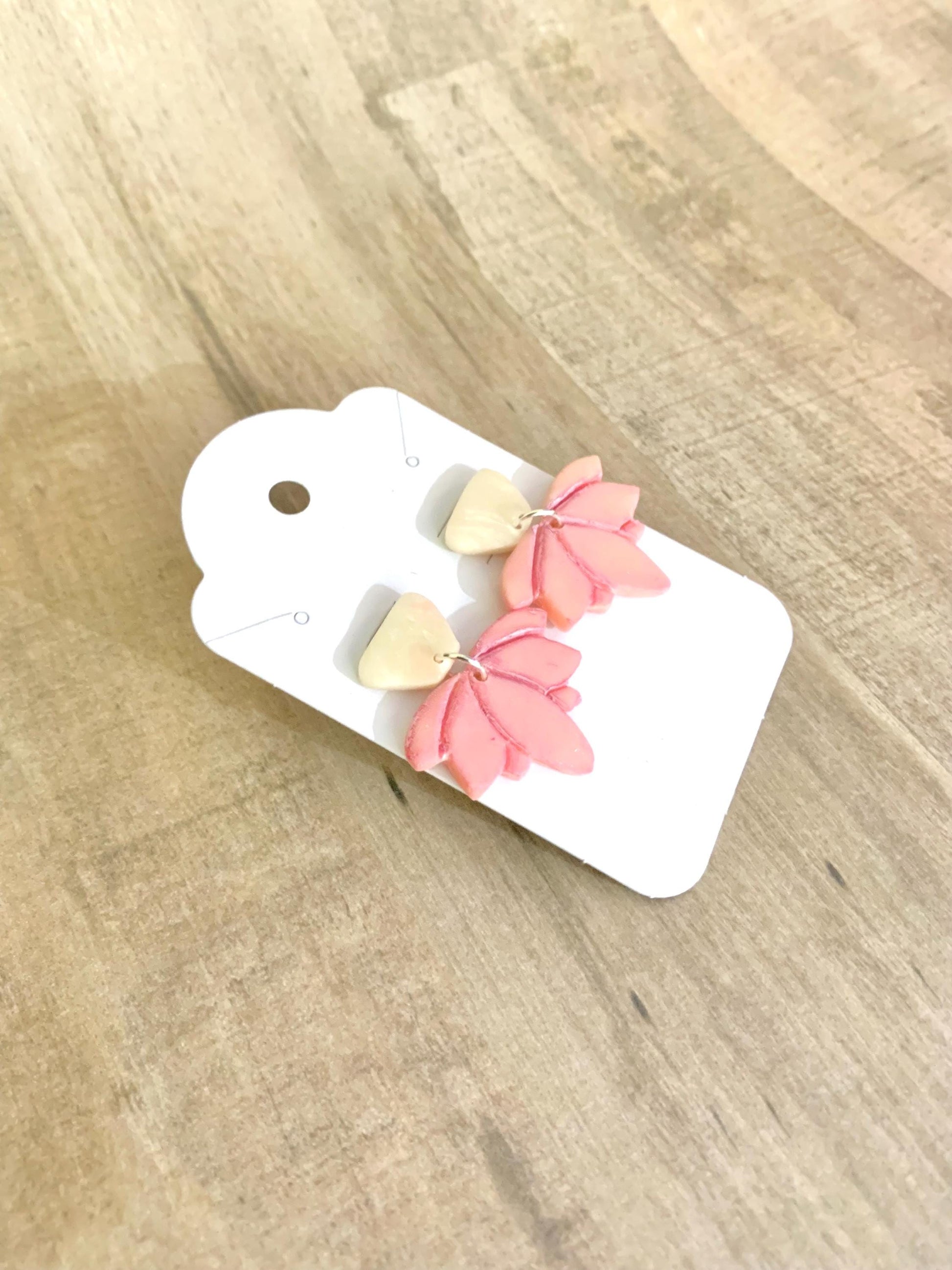 Pink Lotus dangles